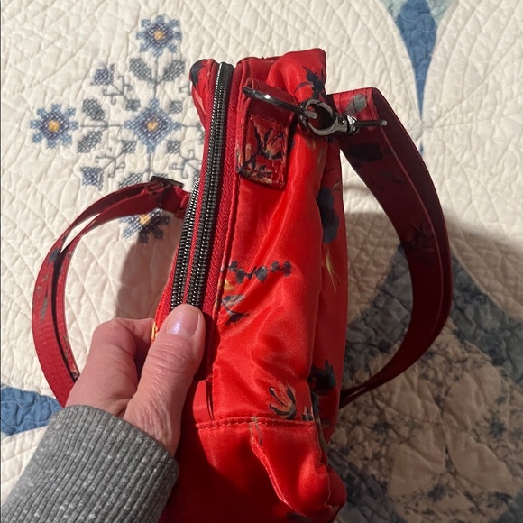 Lug Red Floral Crossbody and Wallet - Picture 5 of 16